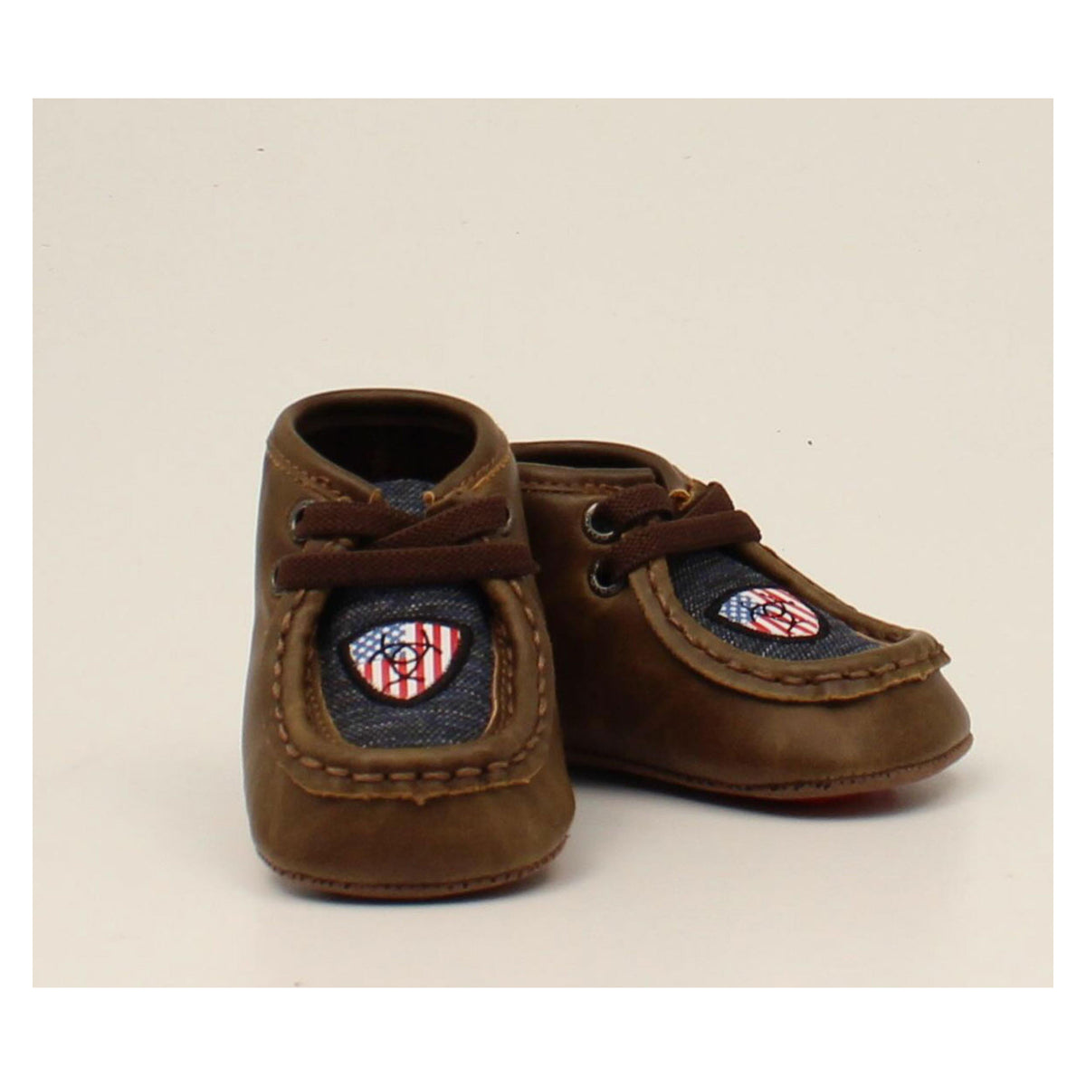 M and F Western Ariat Shelby Style Lil Stompers Infant Shoe Usa Flag B