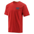 Caterpillar Mens Red Trademark Banner Short Sleeve Tee-W05324-12967
