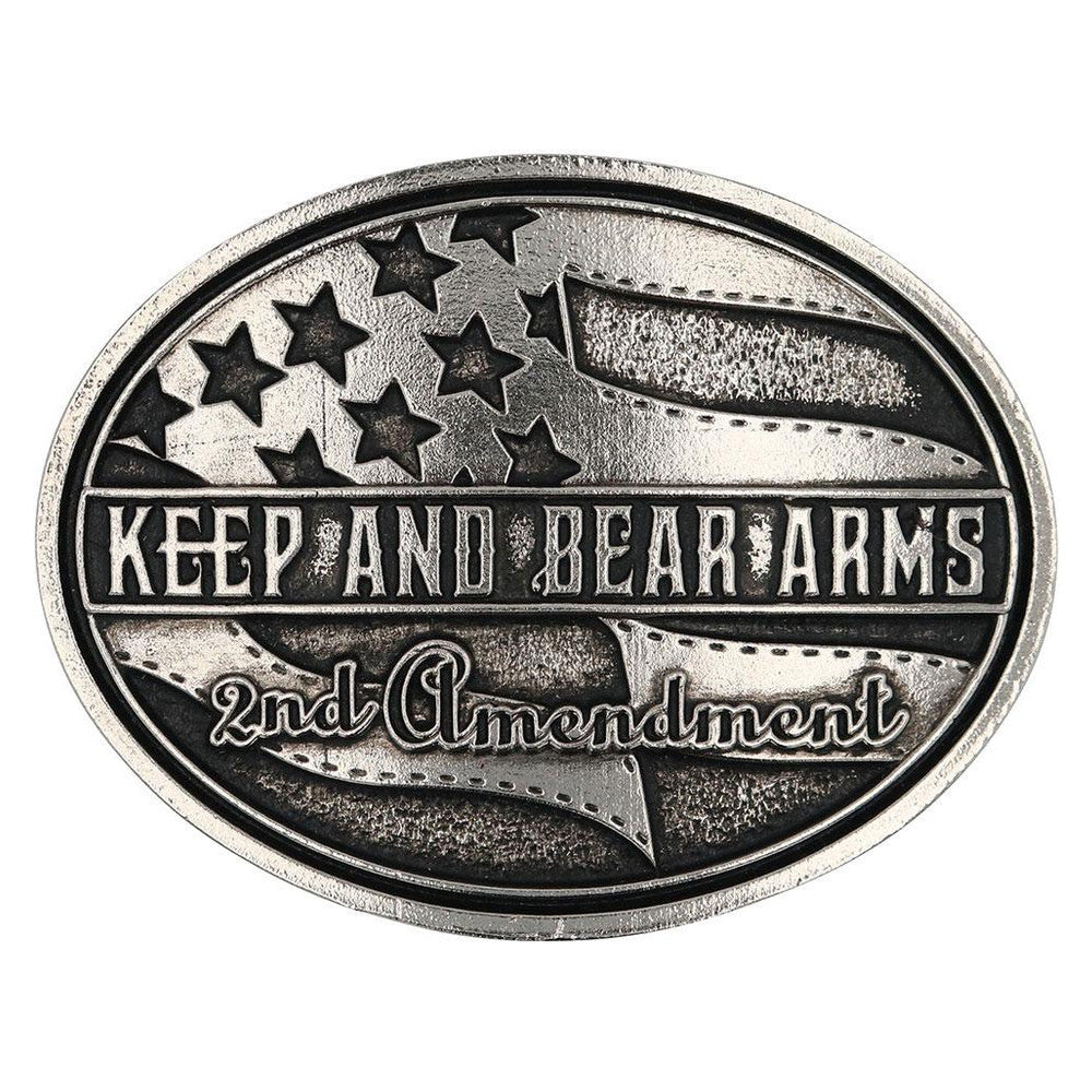 Montana Silversmiths Montana Silversmith Keep And Bear Arms Buckle - U-A876