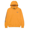 Caterpillar Mens Orange Trademark Banner Hooded Sweatshirt-1910709-13130