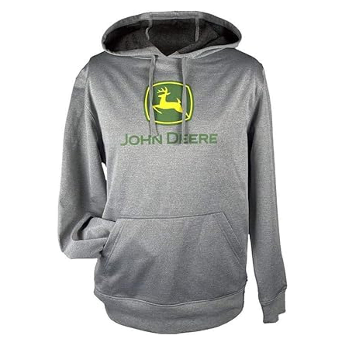 John Deere Mens Logo Pullover Hoodie-JM7A-02X2-JDR-D0W