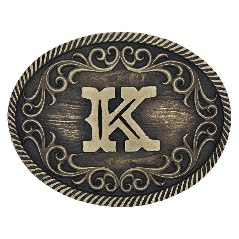 Montana Silversmiths Filigree Initial K Buckle-A915K