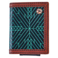 Hooey Bifold Neon Moon Turq-RFW002-BKBR