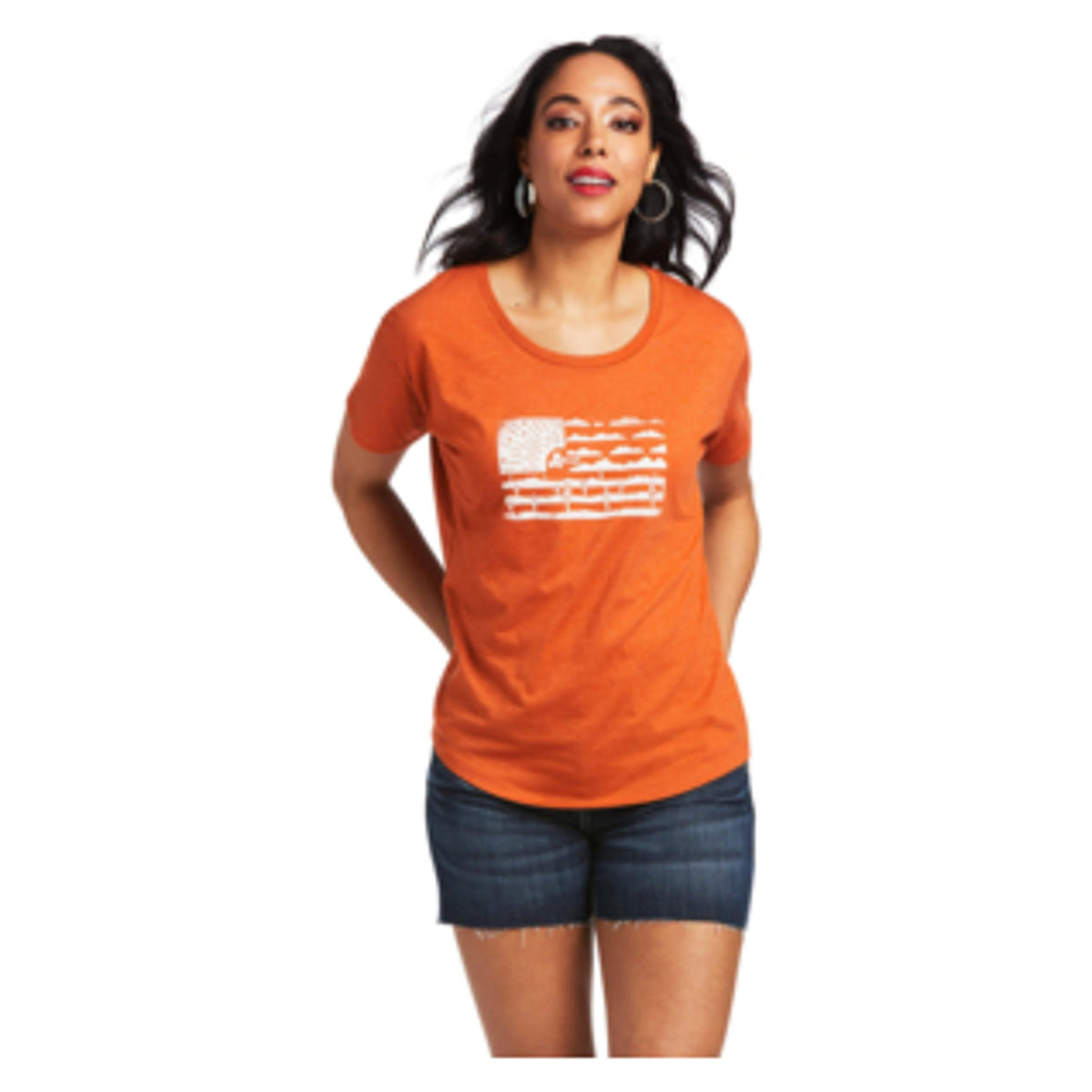 Ariat Womens Desert Flag T-Shirt-10039972