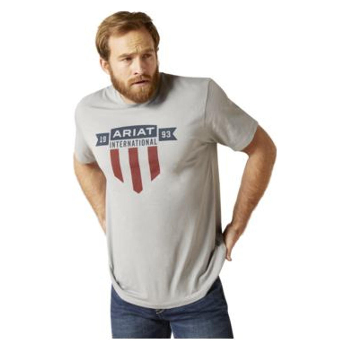 Ariat Mens USA Banner Shield T-Shirt-10047595
