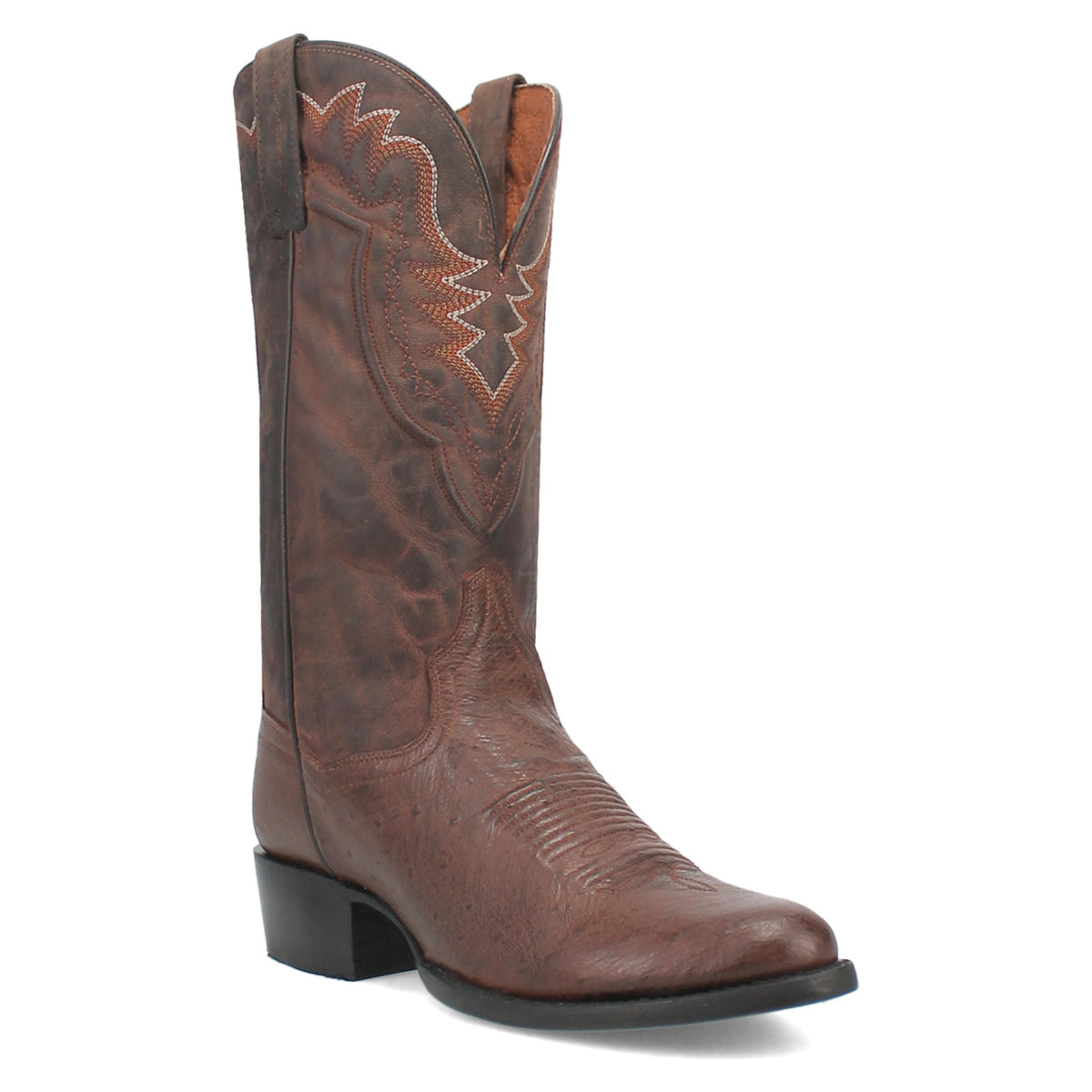 Dan Post Mens Brass Smooth Ostrich Scott Western Cowboy Boot-DP3040