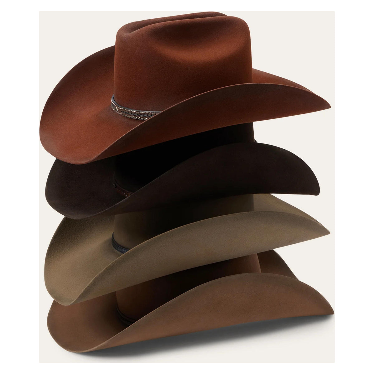 Stetson Boss of the Plains 6X Fur Felt Cowboy Hat Brown-BOSSOFTHEPLAINS