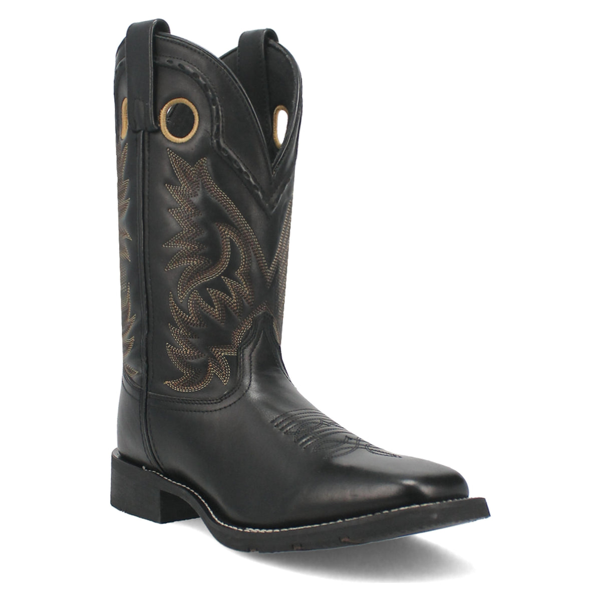 Laredo Mens Kane Leather Western Boot Black-7710