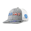 Ariat Kids Youth American Flag Colors Embrd Gy./wh-A300082186