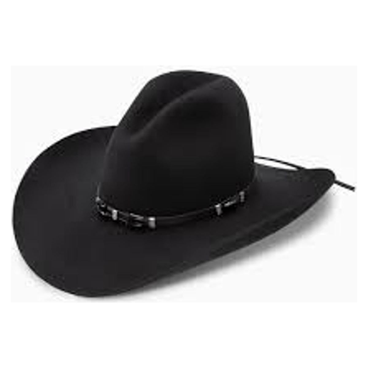 Stetson Resistol Cisco 2X Wool Felt Cowboy Hat Black-RWCSCO-694307
