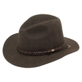 Twister Omaha Crushable Wool Hat Brown-7211402