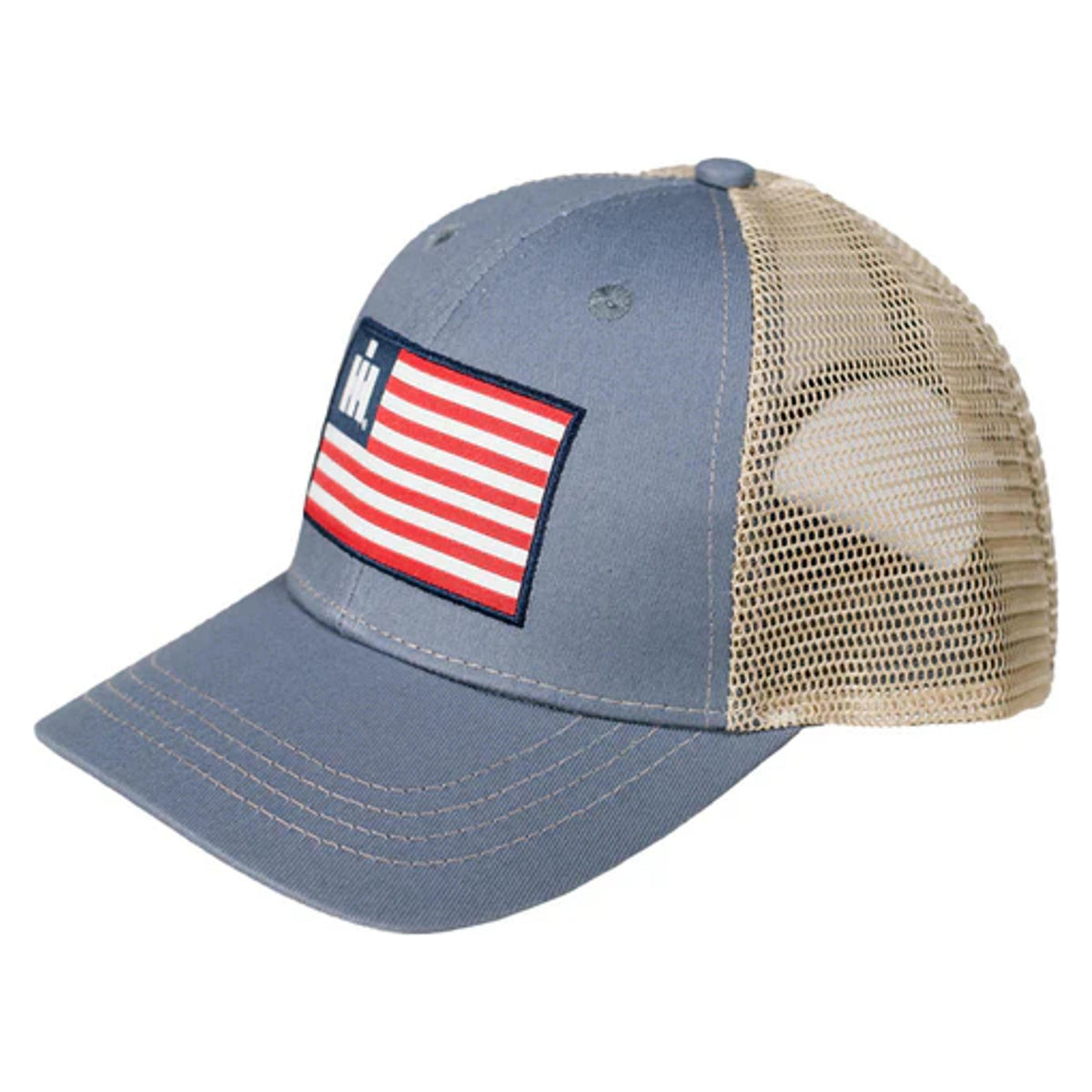 International Harvester Two-Tone USA Flag Trucker Cap