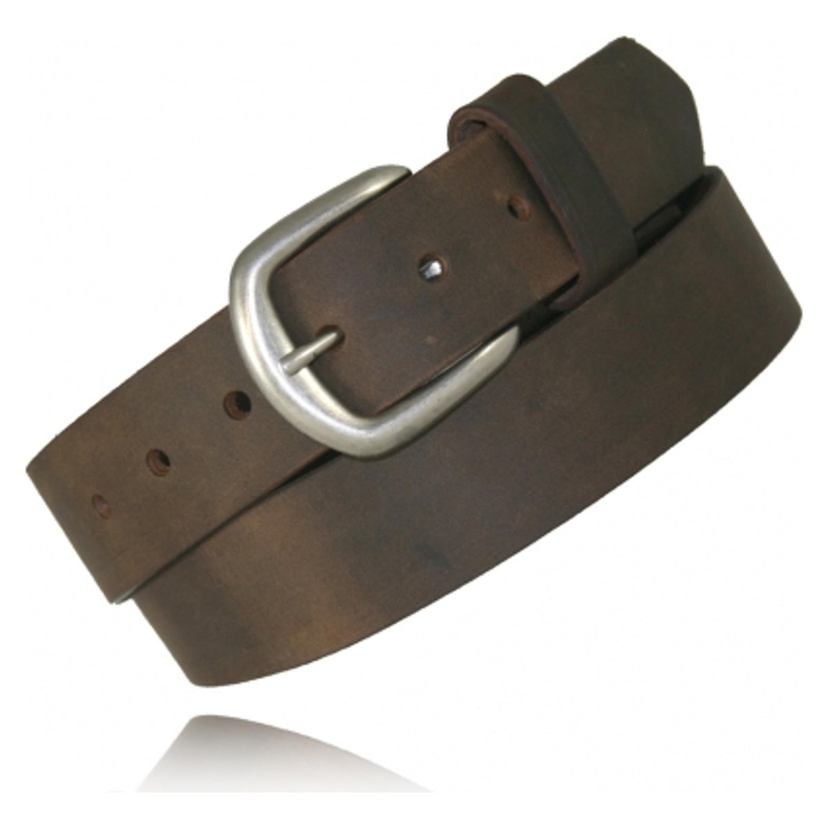 Boston Leather Mens 1.5wide Full Grain Leather-18223DS