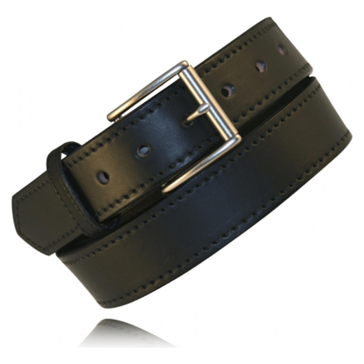 Boston Leather Mens 1.5 Black Full Grain Bridle Leather-18581