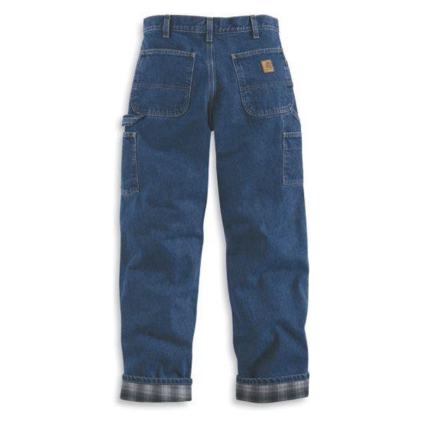 Carhartt Mens Denim Dungaree-flannel Lined-B236DST