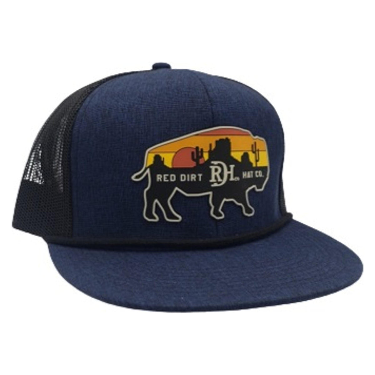 Red Dirt Hat Co Billboard Heather Navy/Black-RDHC287