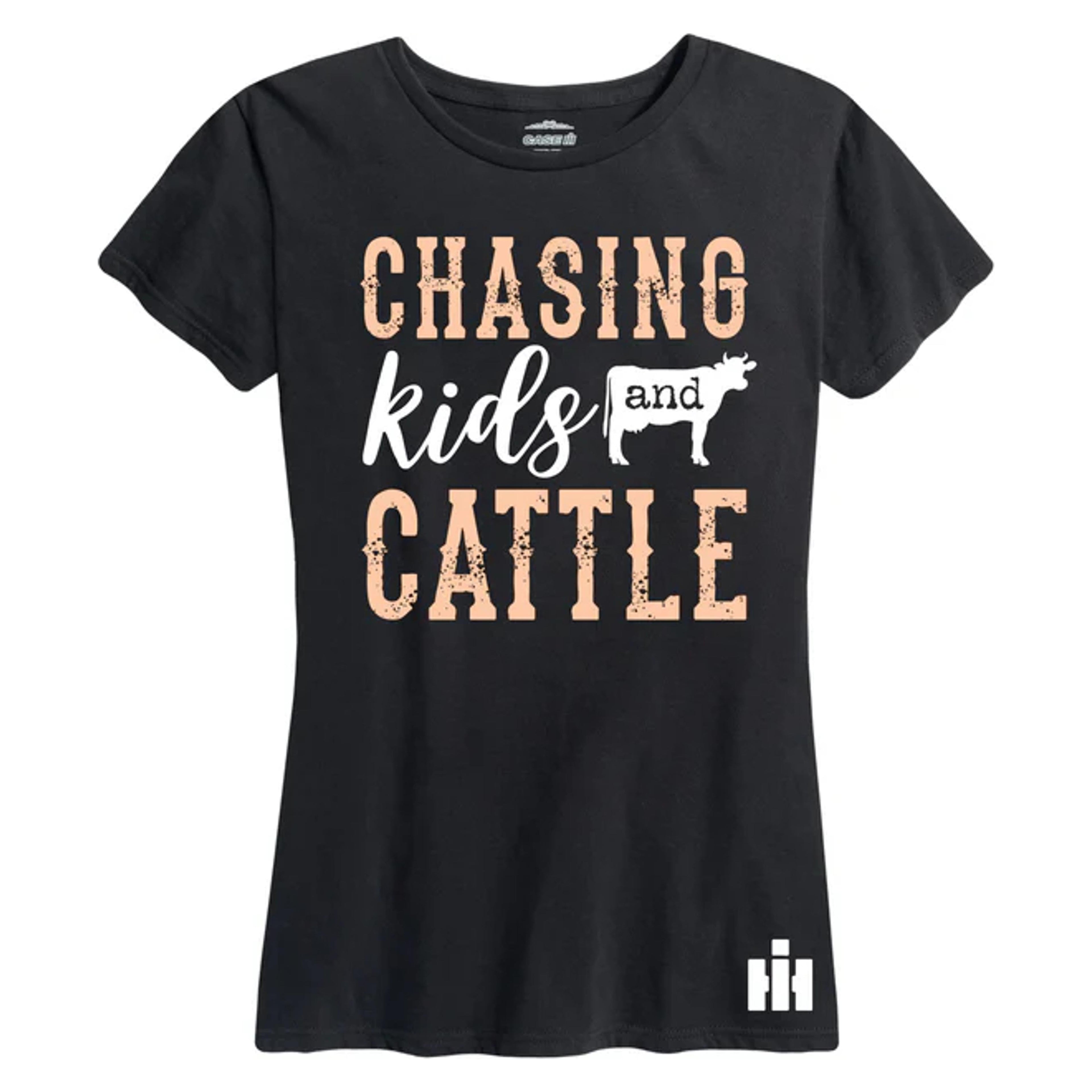 Country Casuals Case Ih And Cattle T-Shirt - Womens