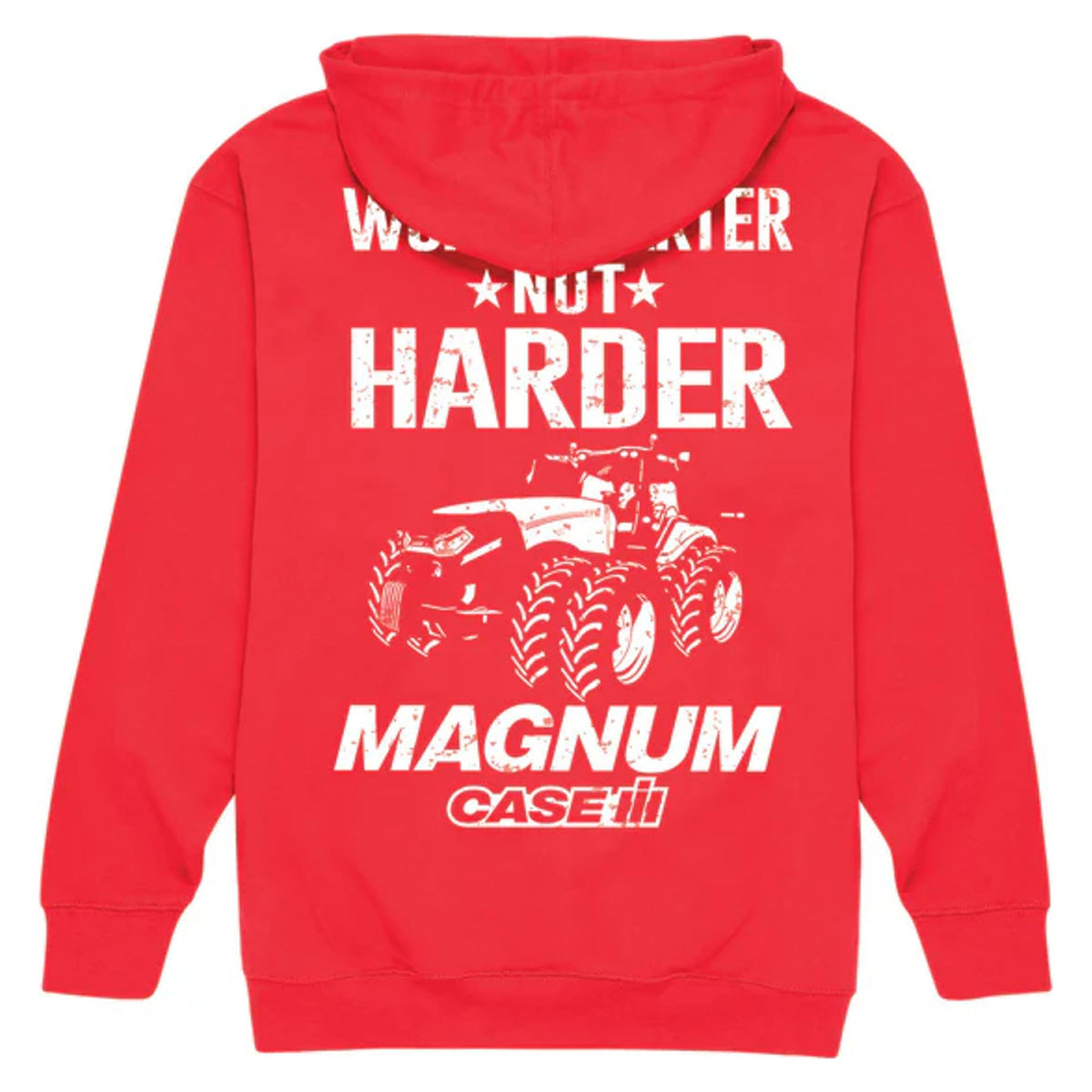 Country Casuals Case Ih Work Smarter Not Harder Hoodie - Mens
