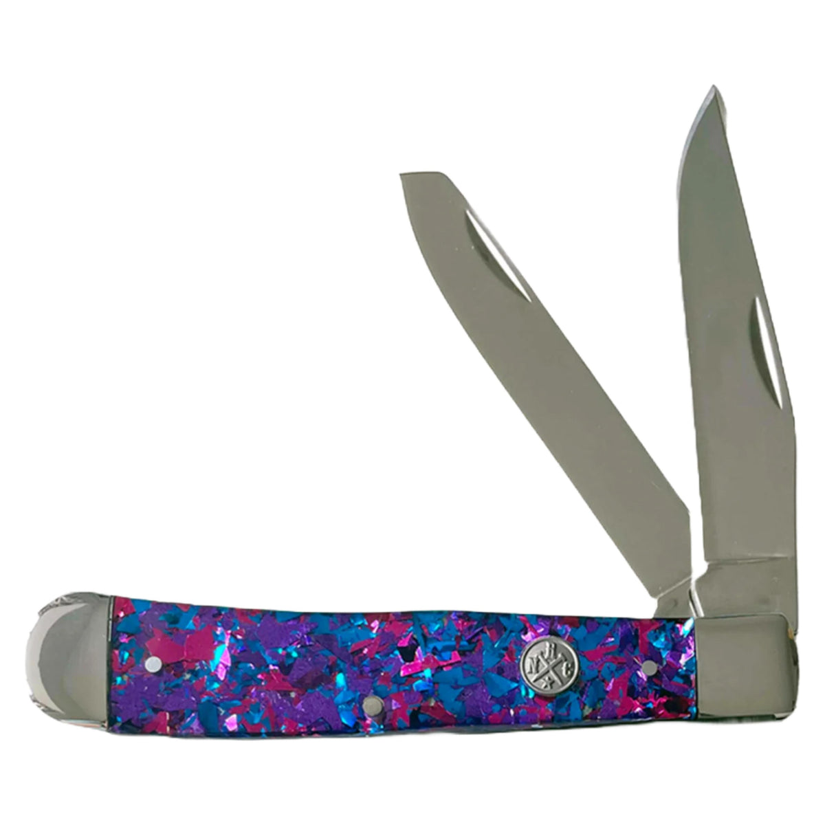 Whiskey Bent Nail Cutlery Purple Infused Knife-RN11-82