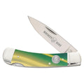 Whiskey Bent Hat Co Whiskey Bent Lock Blade Green Gold Opal Knife - Un-WB13-02