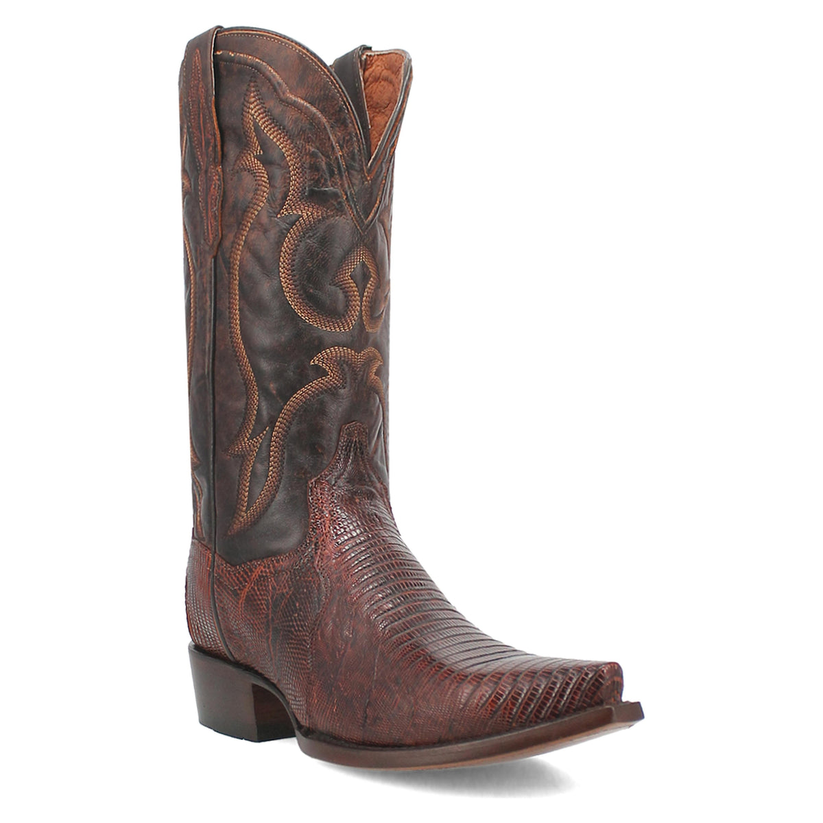 Dan Post Mens Hearst Lizard Boot - Cognac/brown Western-DP3078