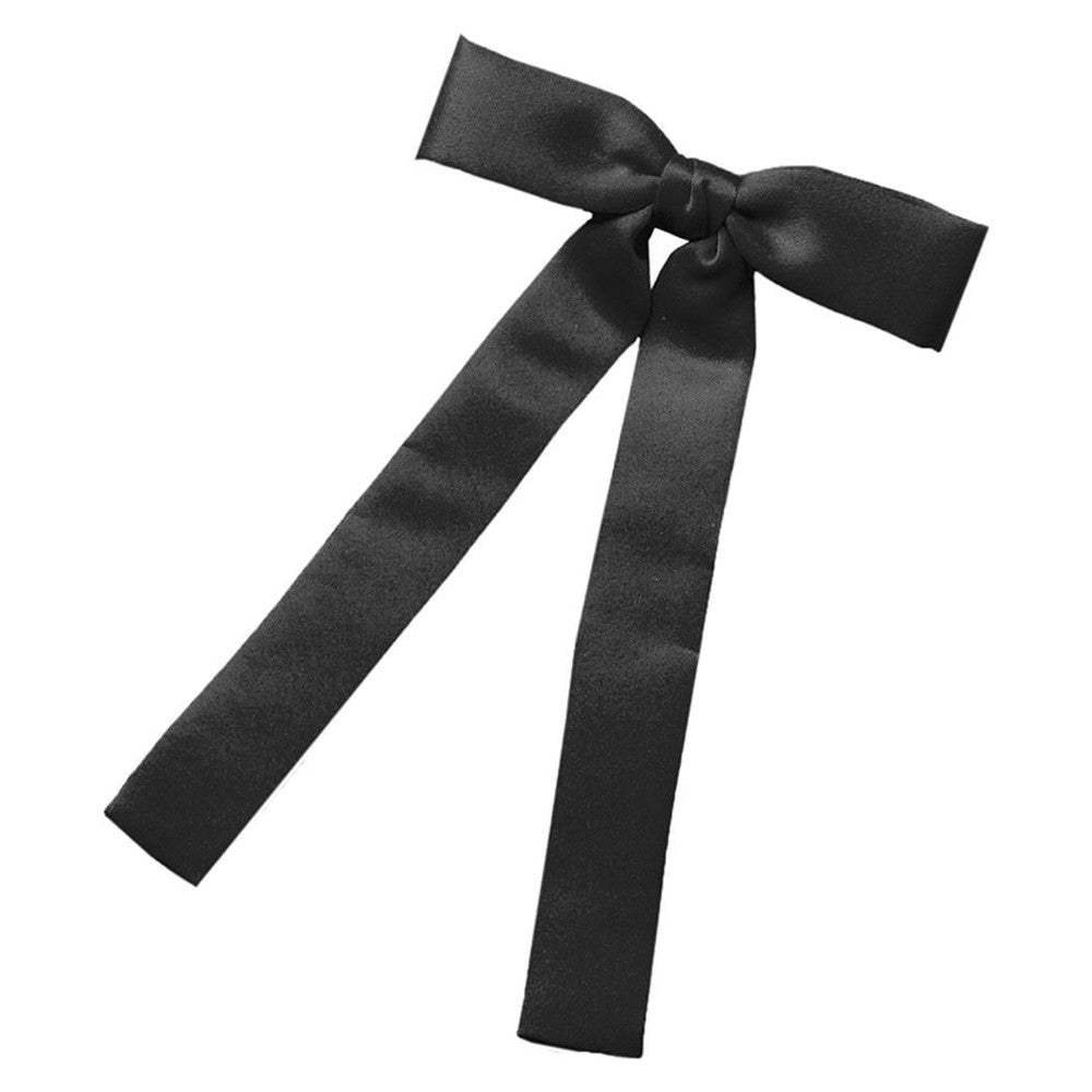 Western Express Black Colonel Tie/Clip-T-124B