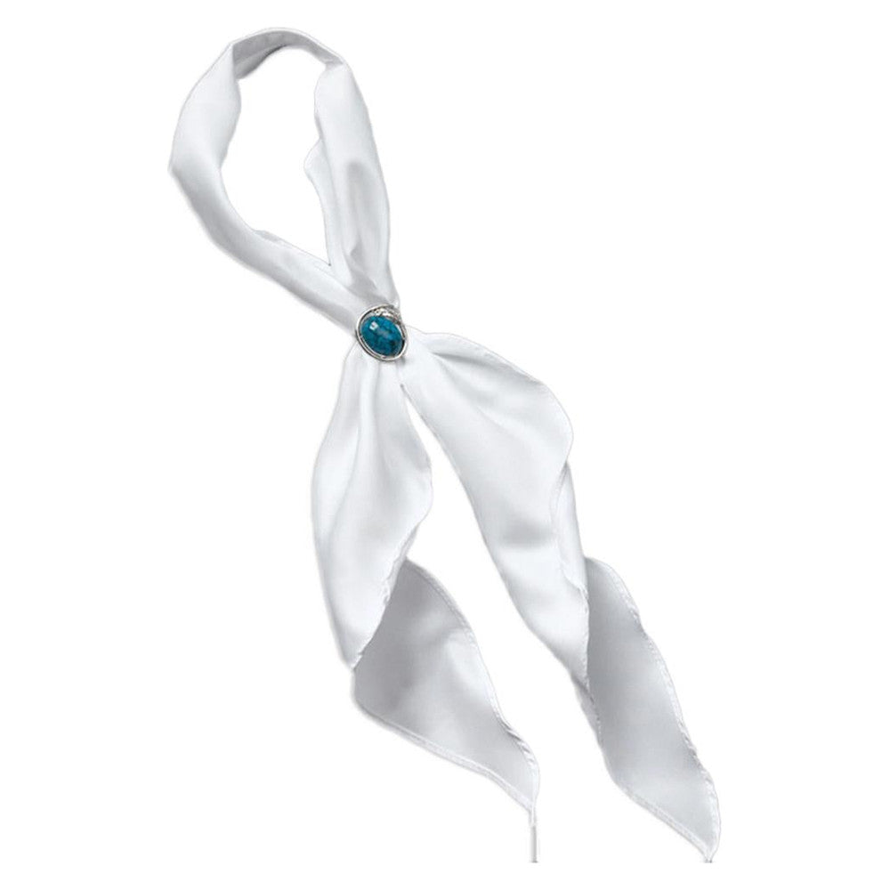Western Express White Scarf Tie-T-421W