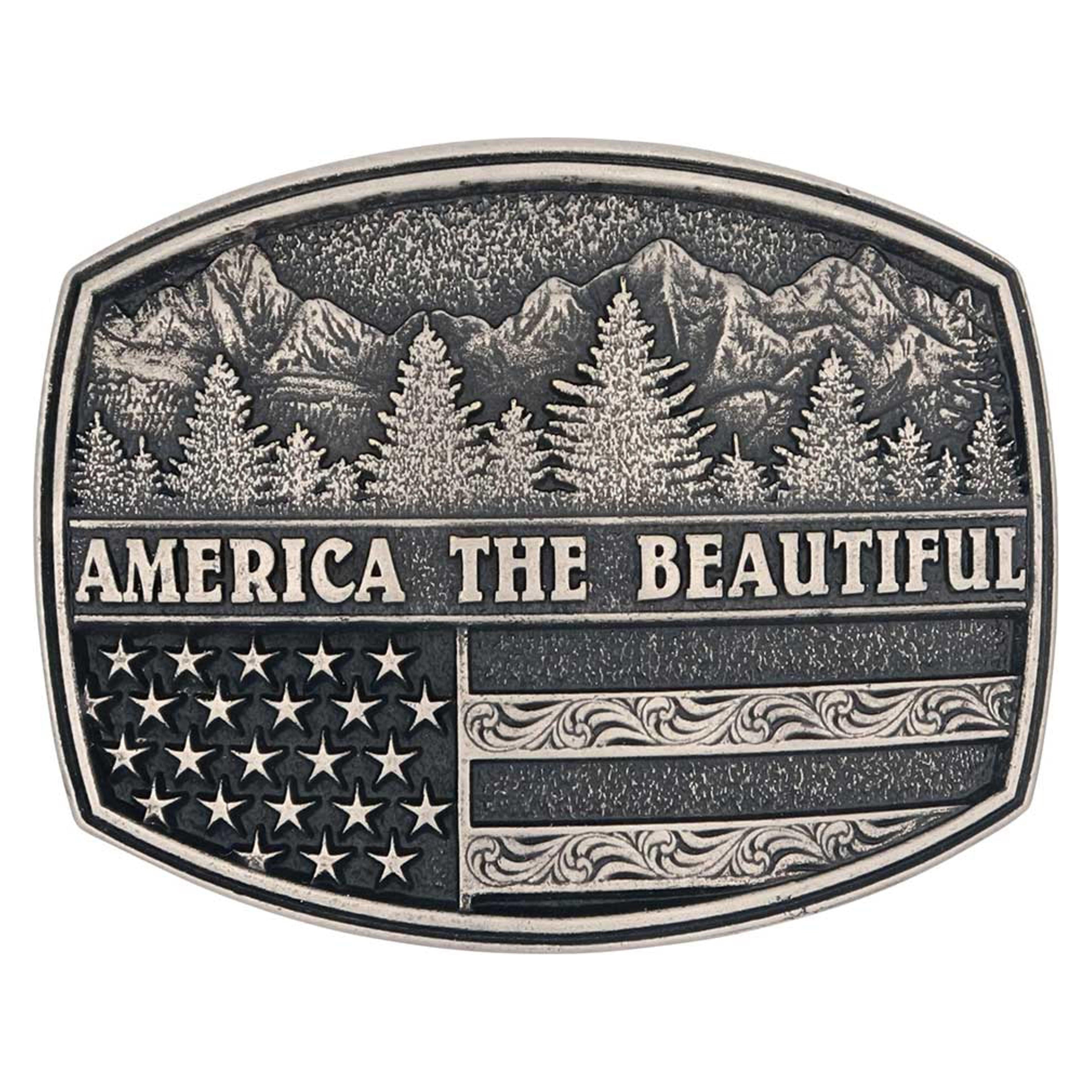 Montana Silversmiths America the Beautiful Heritage Buckle-A970S