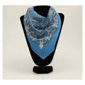 M&F Western 24-Inch Assorted Pattern Polyester Bandana Light Blue-1008013