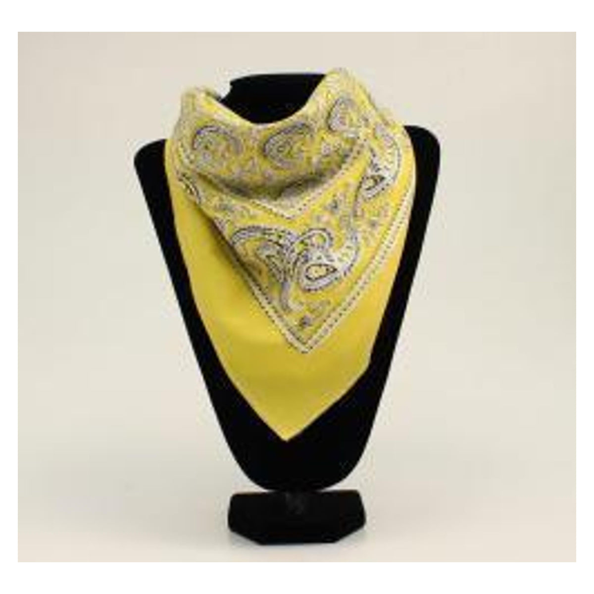 M&F Western 24-Inch Assorted Pattern Polyester Bandana Yellow-1008018