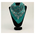 M&F Western 24-Inch Assorted Pattern Polyester Bandana Kelly Green-1008051