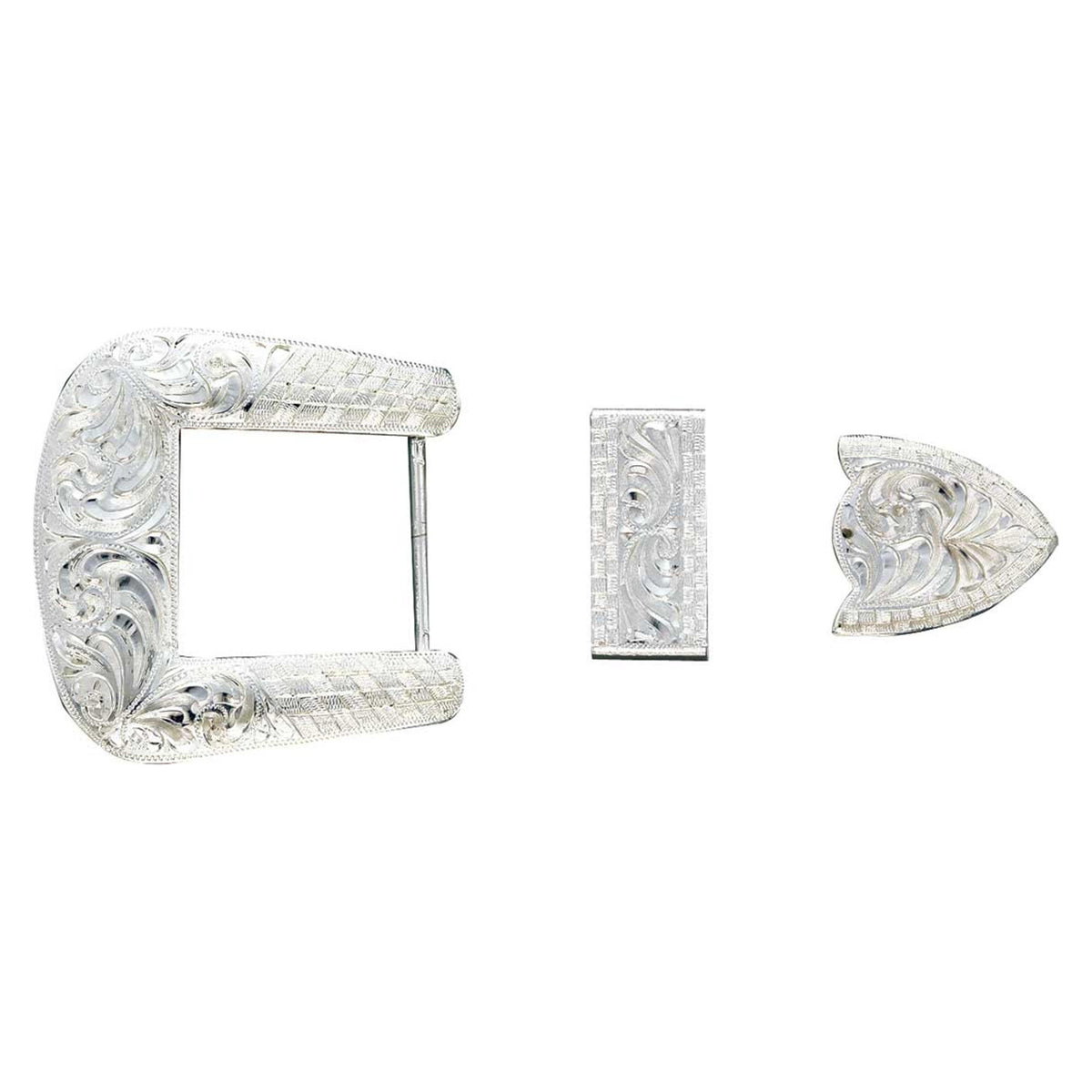 M and F Western Crumrine 3pc Classic Buckle Set 0828 - Mens