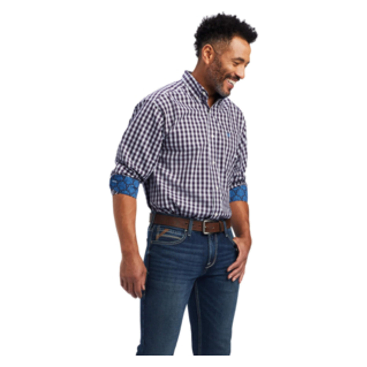 Ariat Mens Wrinkle Free Donny Classic Fit Shirt-10041752