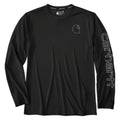 Carhartt Mens Black Sun Protector Long Sleeve Shirt-106164-N04