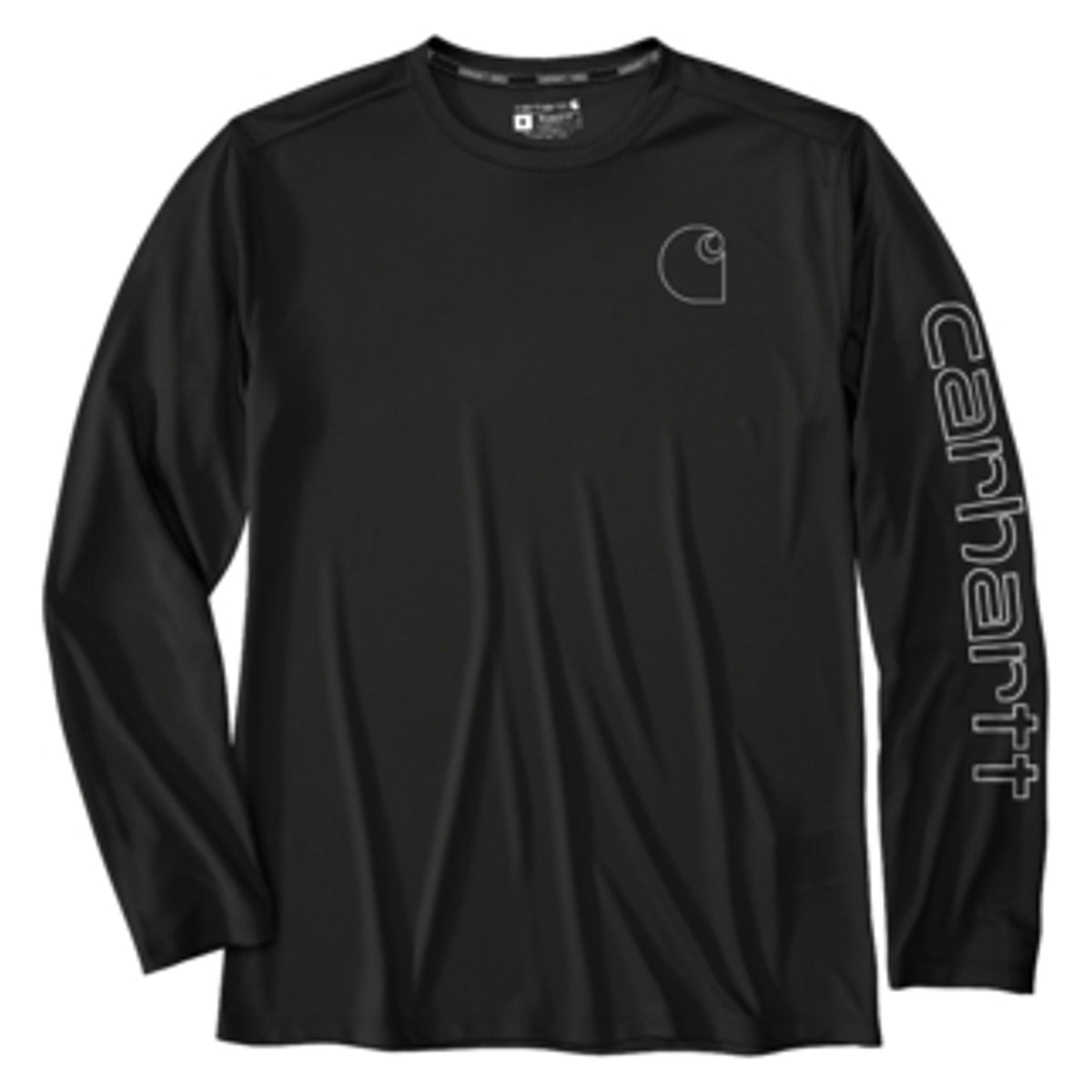 Carhartt Mens Black Sun Protector Long Sleeve Shirt-106164-N04