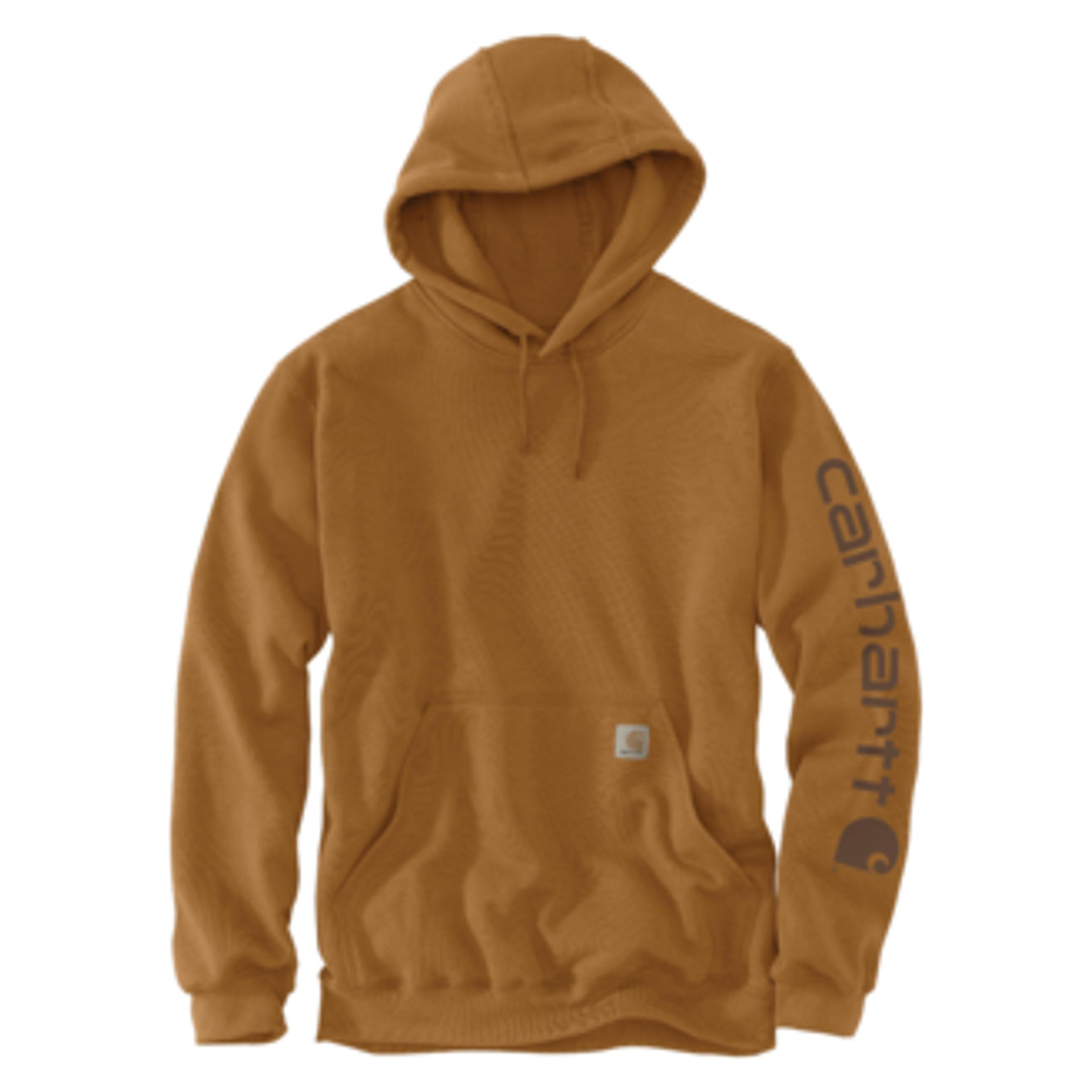 Carhartt Mens Relaxed Fit Midweight French Terry Graphic Sweatshirt-106253-BRN