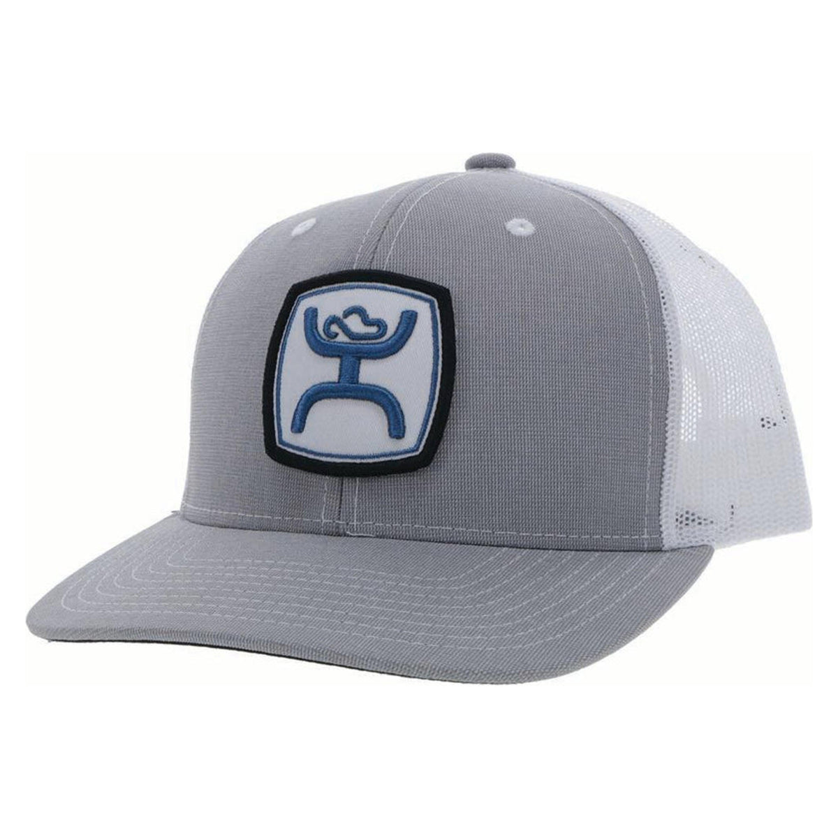 Hooey Zenith Hooey Grey / White 6-Panel Trucker with Black / White / Blue Ho-2224TGYWH-Y