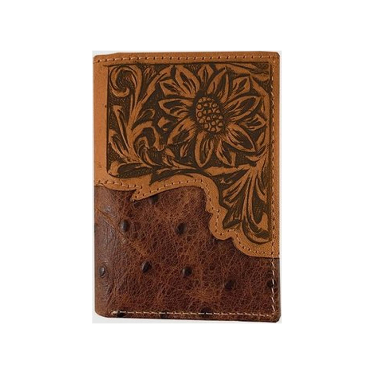 Roper Mens Trifold Wallet Brown-8161000-200