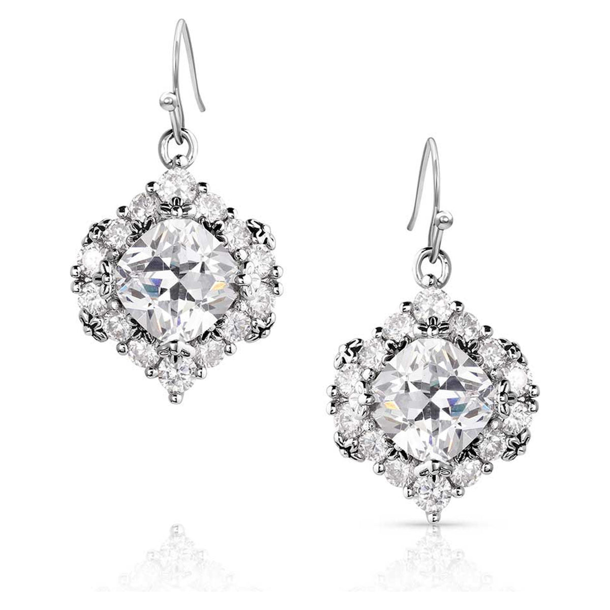 Montana Silversmiths Refined Light Crystal Earrings-ER6037