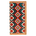 Hooey Takoda Hooey Faux Beaded Embossed Leather Rodeo Wallet-HW034-TNAZ