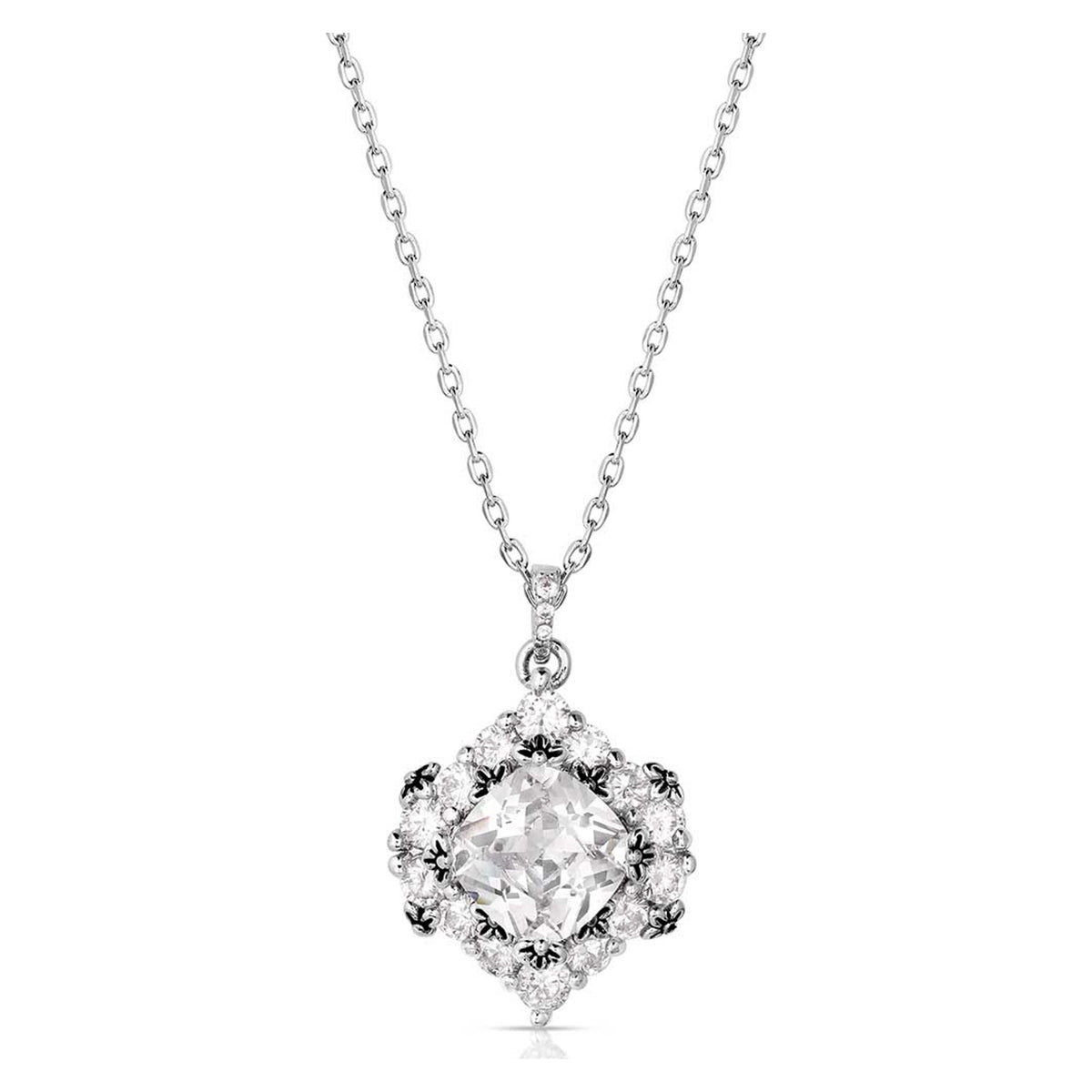 Montana Silversmiths Refined Light Crystal Necklace-NC6037