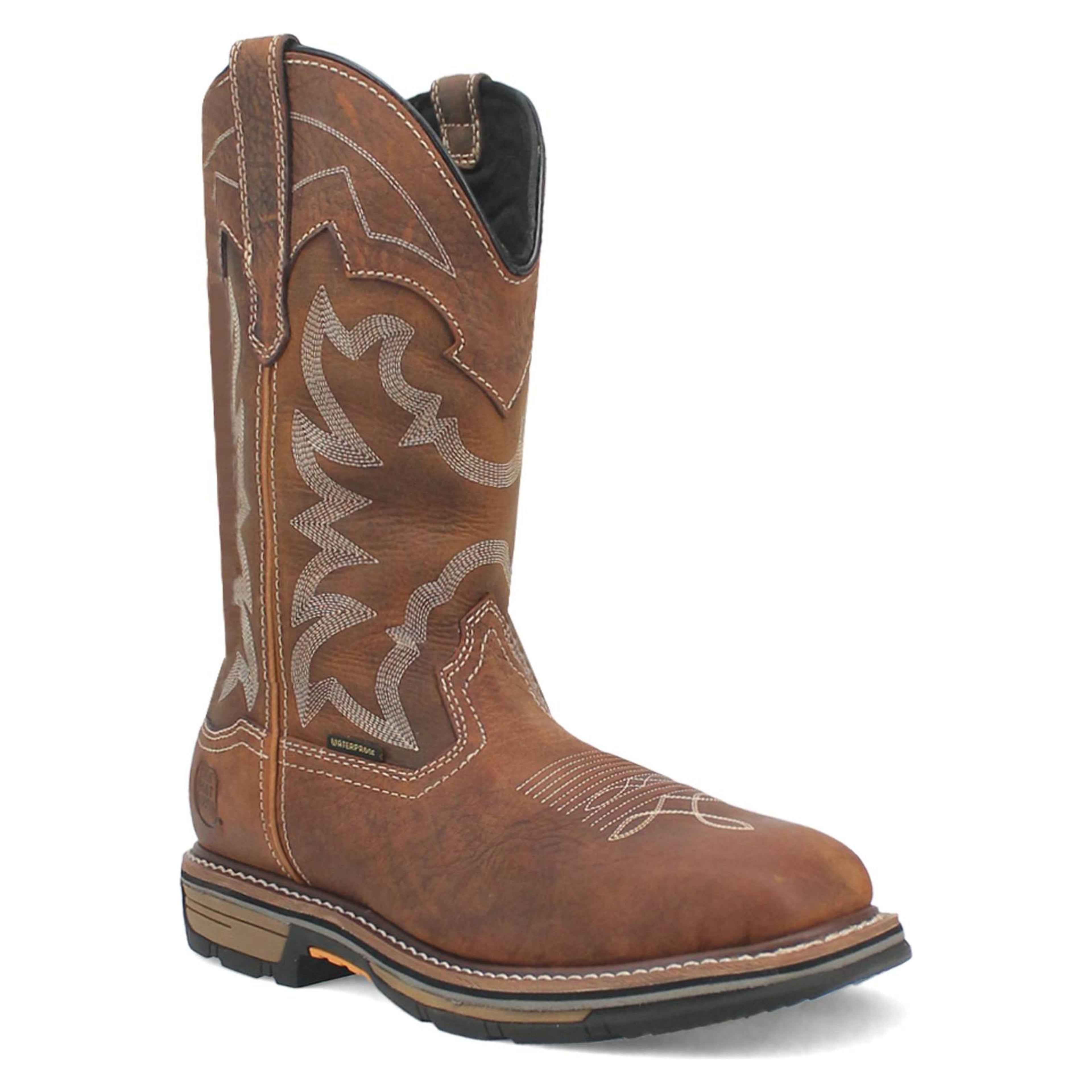 Dan Post Mens Wasatch st Waterproof Western Work Boot-DP59463