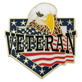Pin Mart Veteran Eagle Magnetic Pin-S564