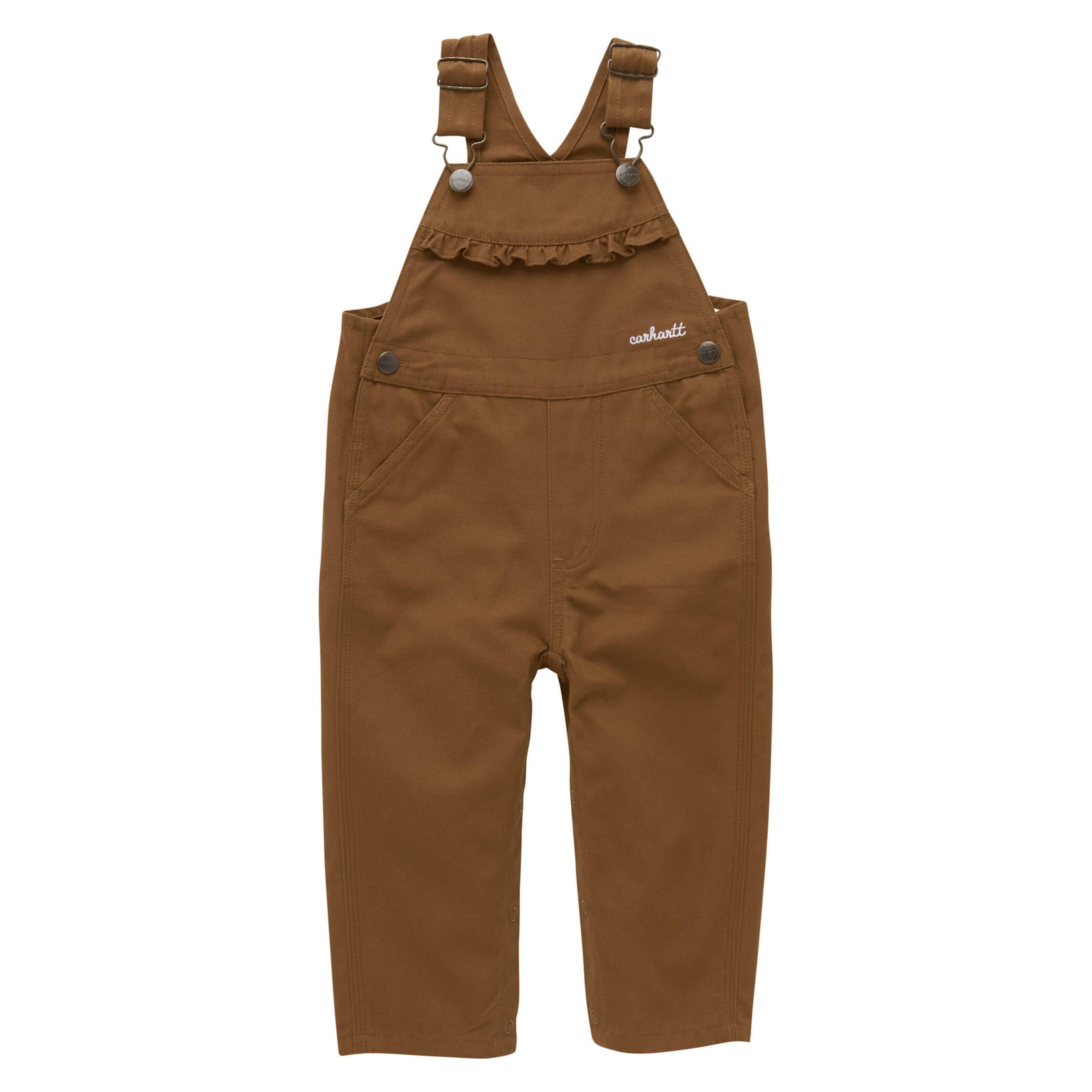 Carhartt Kids Canvas Ruffle Front Overall 15-I-CM9757-D15-I
