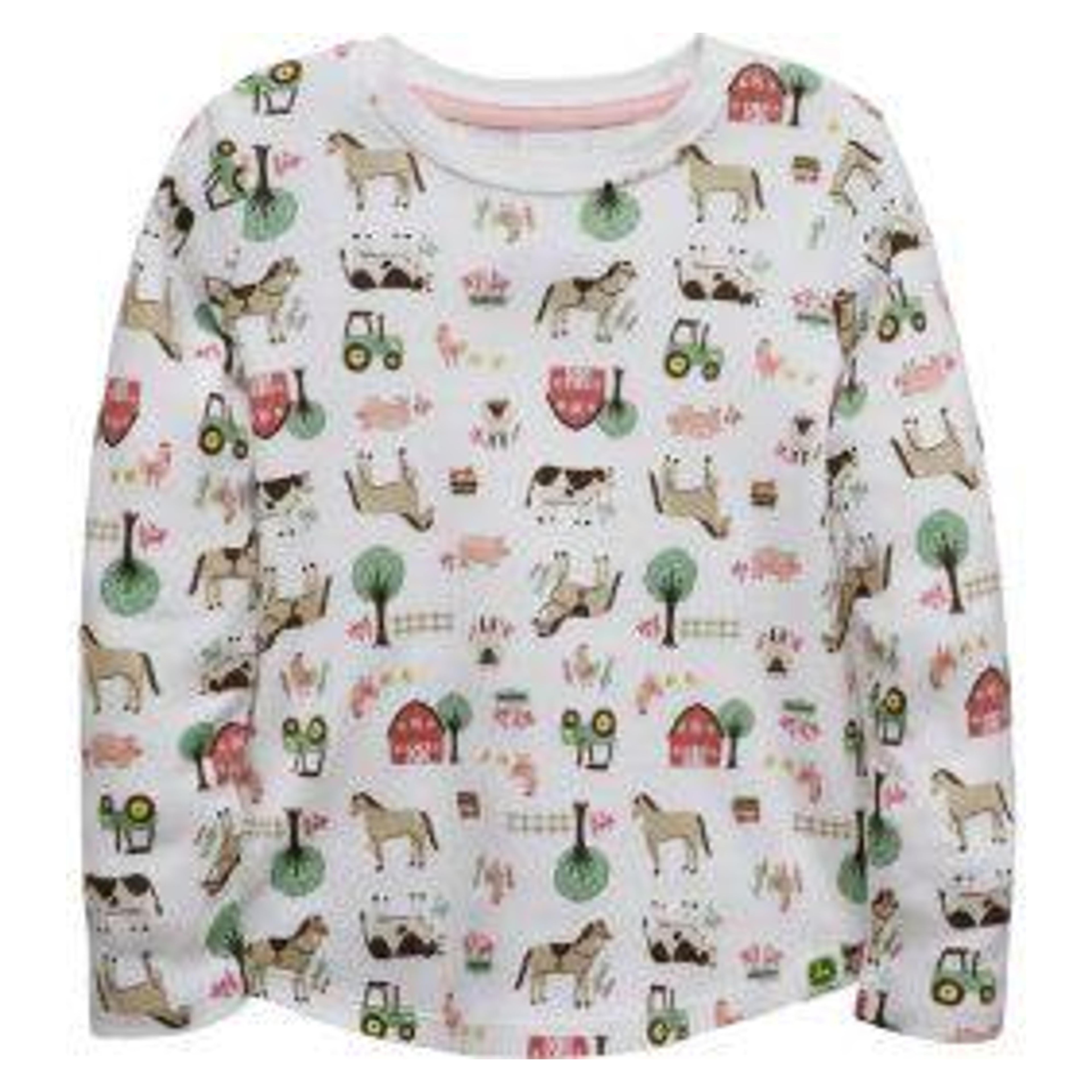 John Deere Kids Farm Animal T-Shirt-J2T470WT