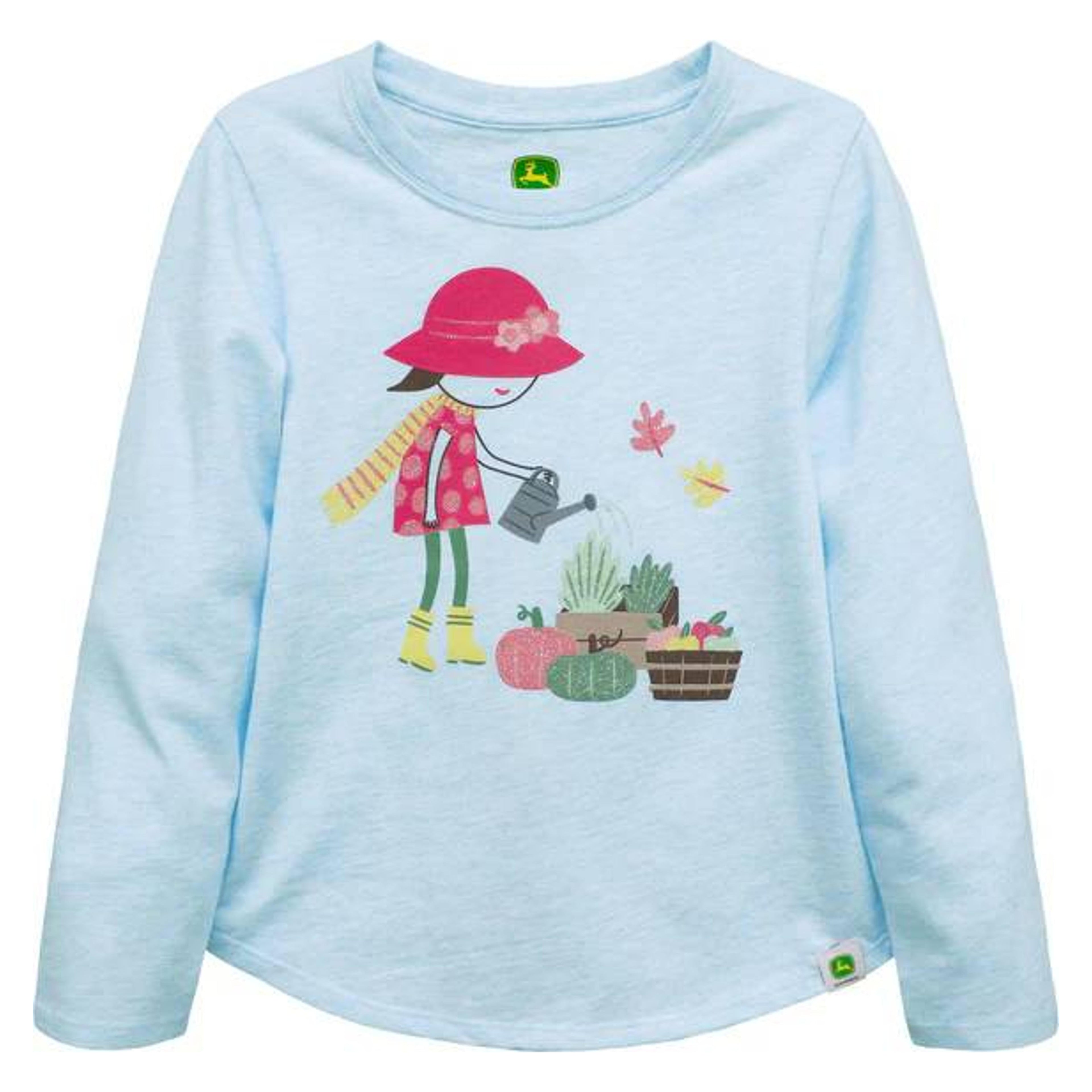 John Deere Kids Farmgirl T-Shirt-J2T480BC