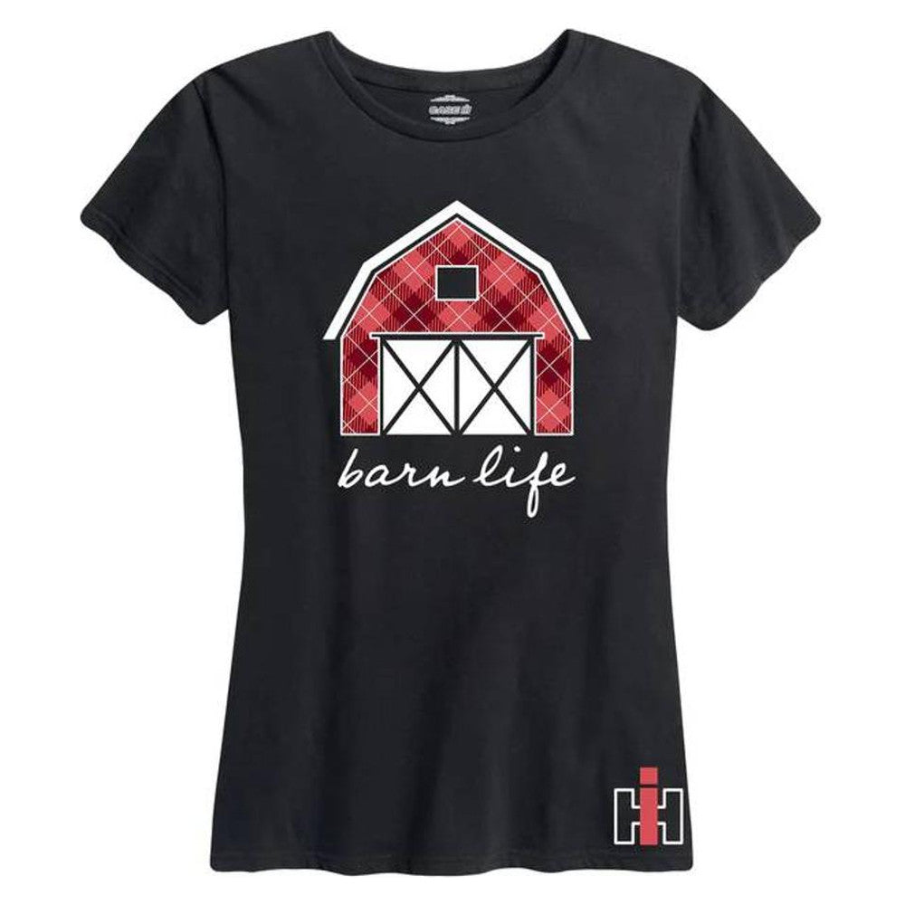 Country Casuals Red Plaid Barn Life Short Sleeve Tee - Mens