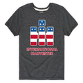 Country Casuals IH Logo Americana Boys Short Sleeve Tee - Kids