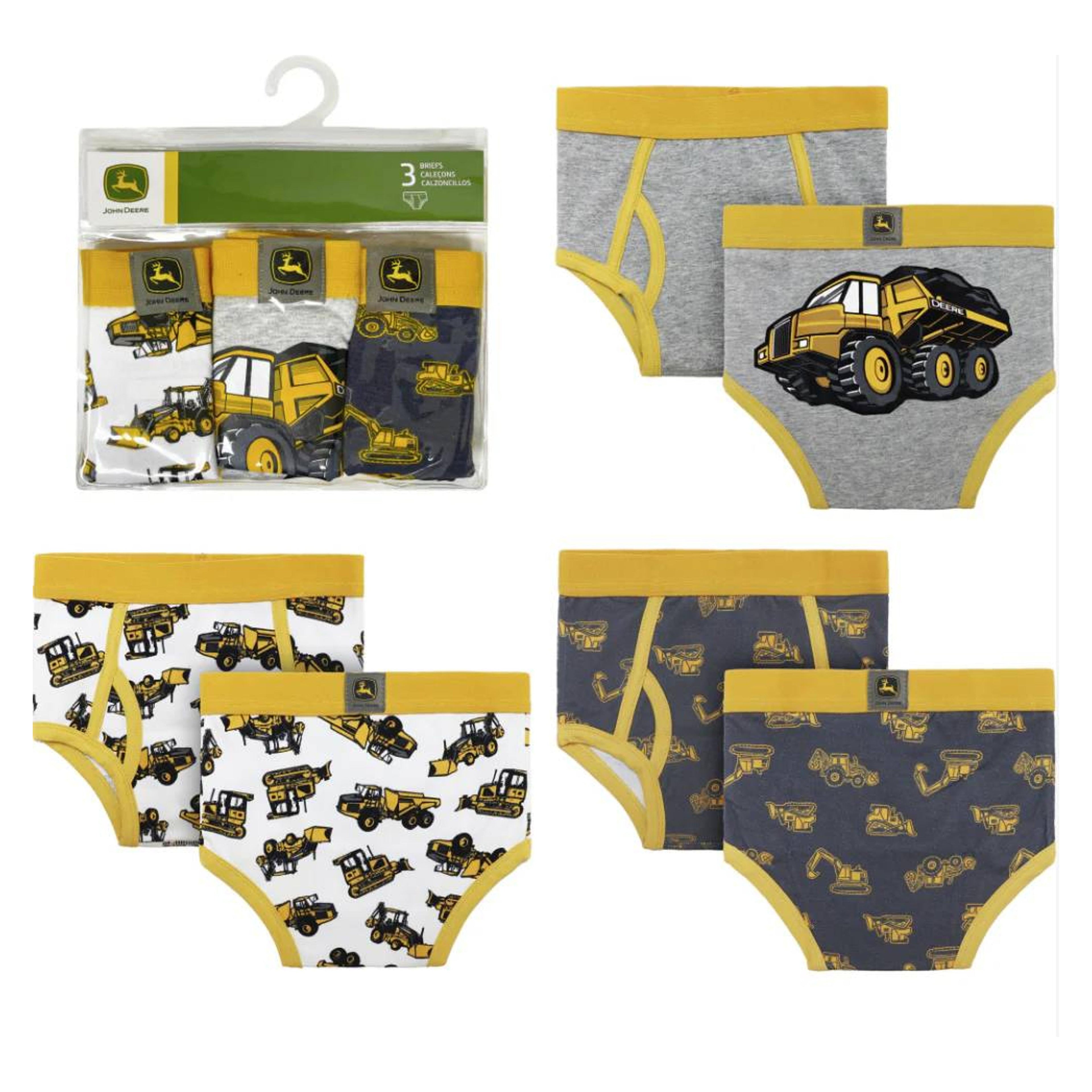 John Deere Kids 3 Pack Construction Brief-J4U153YT1