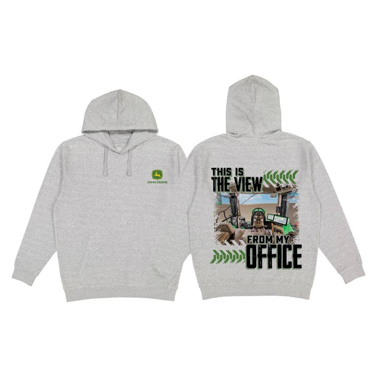 John Deere Mens Office View Sweatshirt-JM02-02X2-JDR-EDH